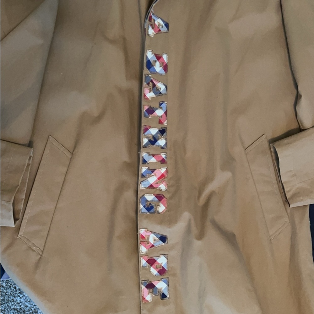 Bape Tan Jacket with Checkered Lining